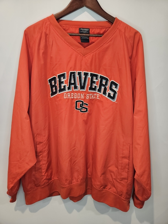 Pro Edge Other - Pro Edge Oregon State Beavers 2XL V-Neck Windbreaker Pullover NCAA